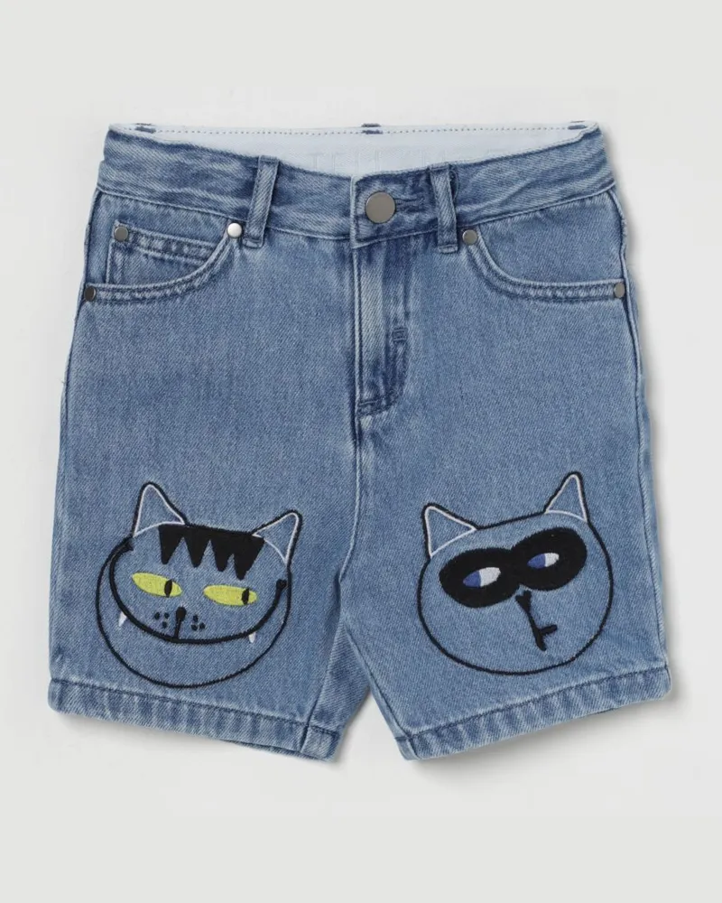 Stella McCartney Kids Shorts kinder Blau