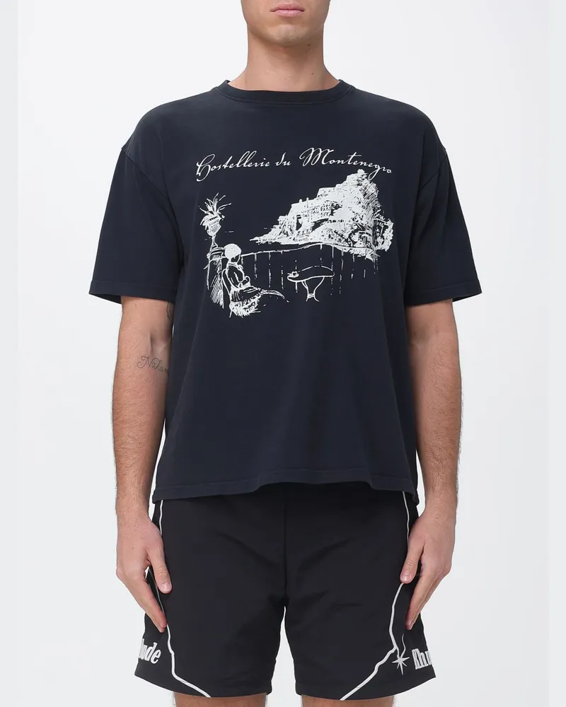 RHUDE T-shirt herren Schwarz