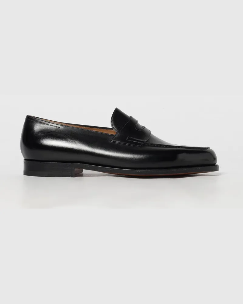 John Lobb Mokassins herren Schwarz