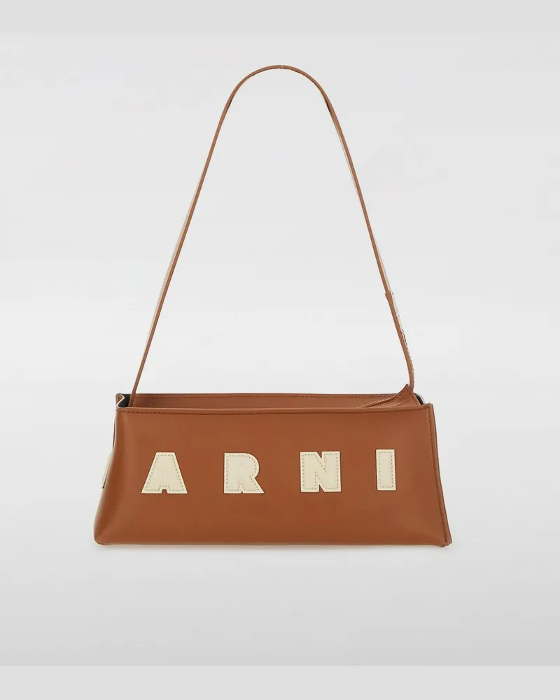 Marni Schultertasche damen Braun