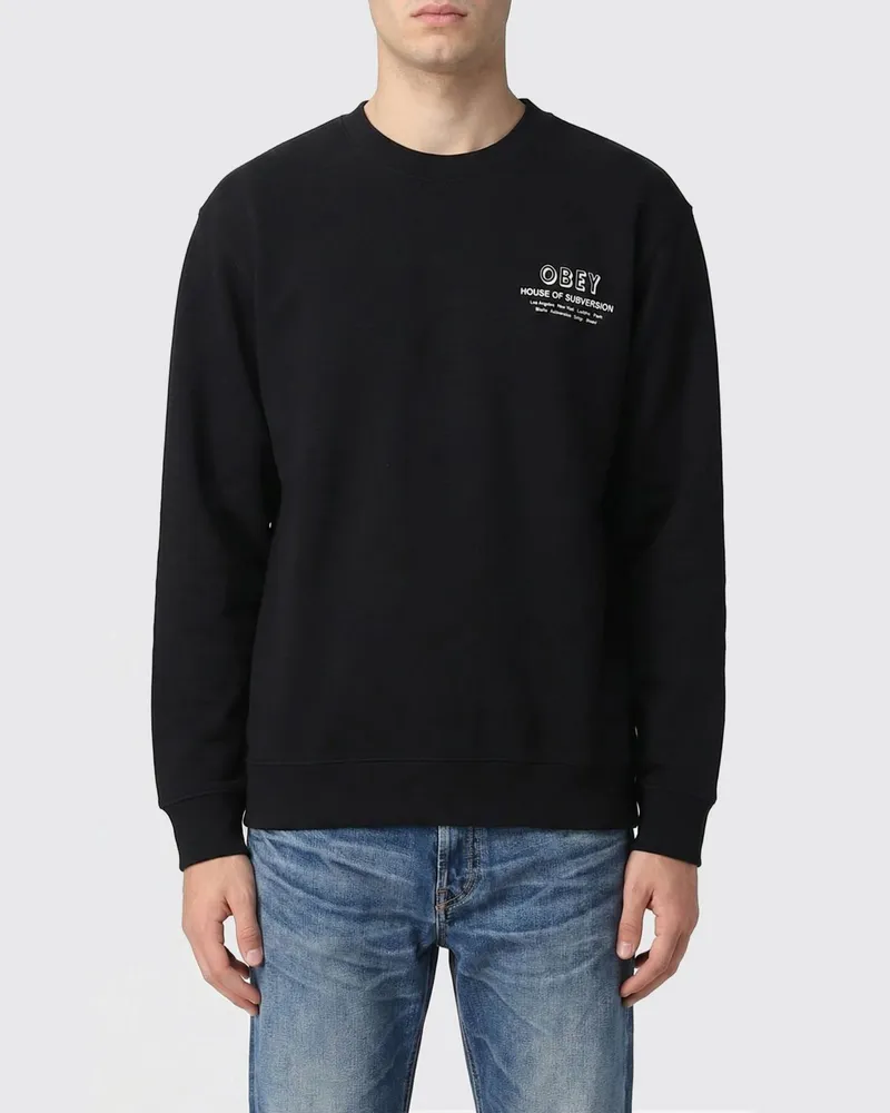 Obey Sweatshirt herren Schwarz