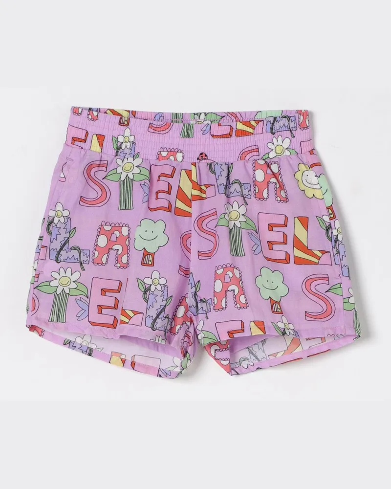 Stella McCartney Kids Shorts kinder Violett