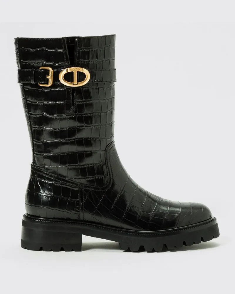 Twin-Set Stiefel damen Schwarz