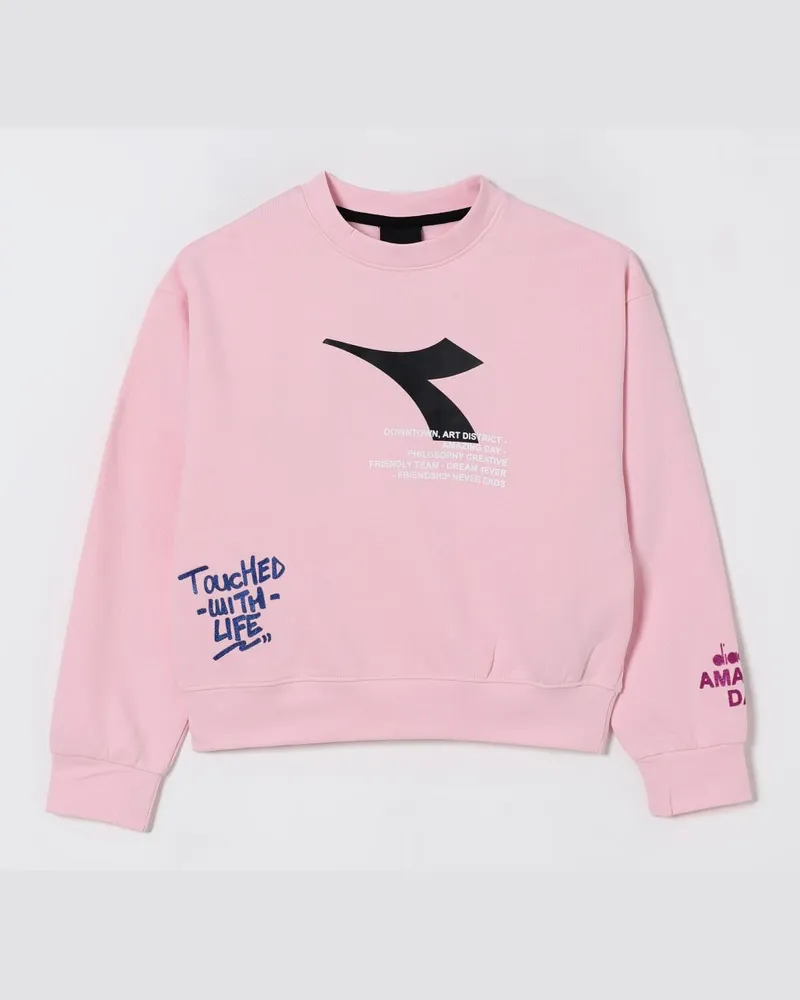 Diadora Pullover kinder Pink