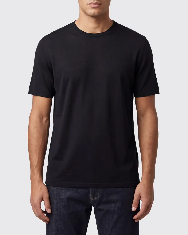 Roberto Collina T-shirt herren Schwarz