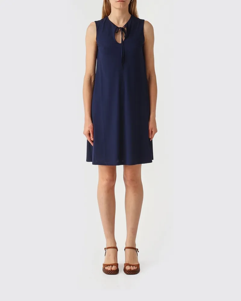 Maliparmi Jersey-Minikleid Blau