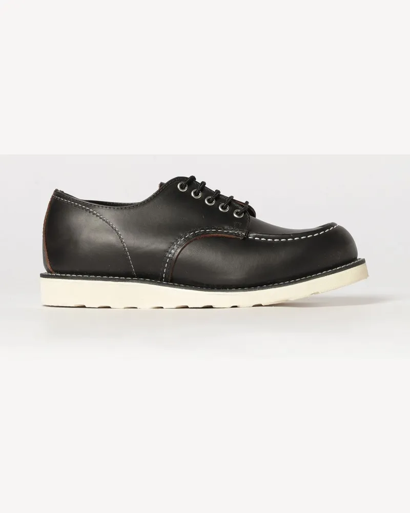 Red Wing Shoes Derby-Schuhe aus Kalbsleder mit Moc-Toe-Naht und Gummisohle Schwarz