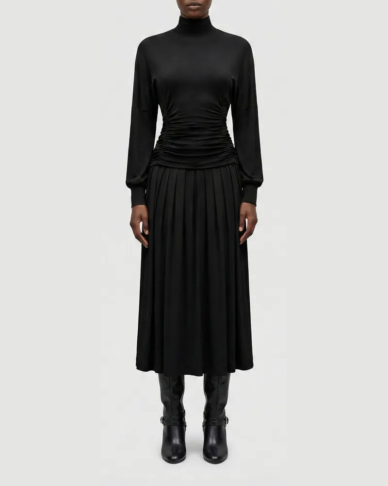 Ganni Kleid damen Schwarz