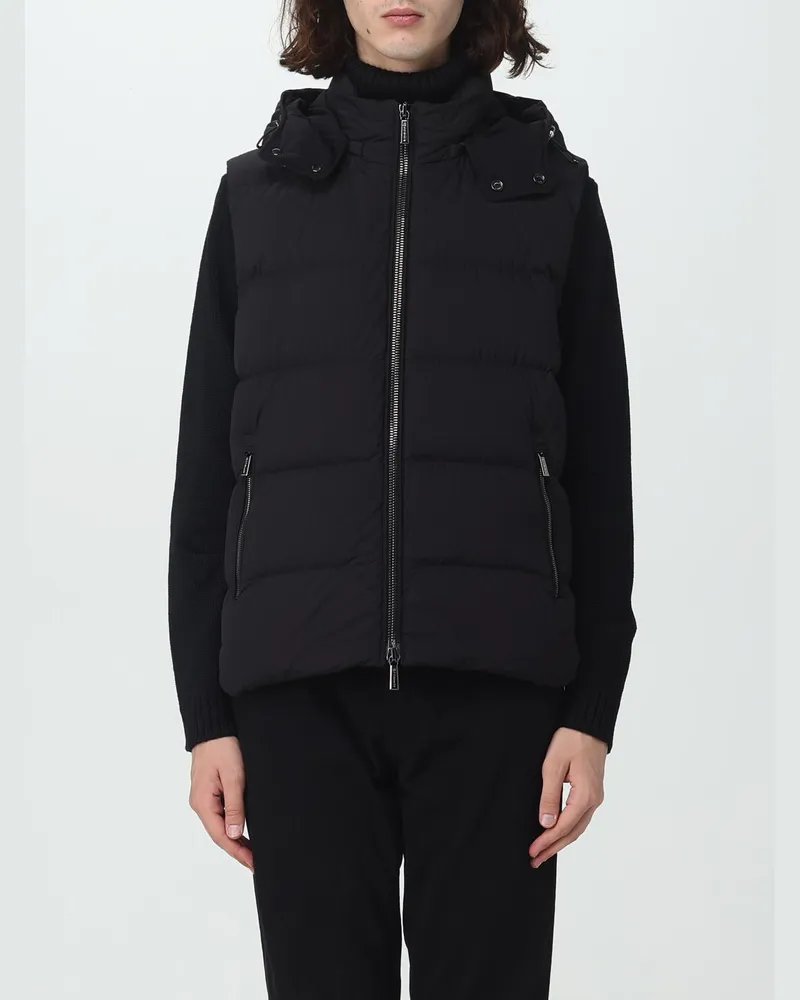 MOORER Mantel herren Schwarz
