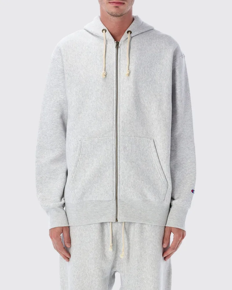 Champion Kapuzenpullover aus Baumwollmischung Grau
