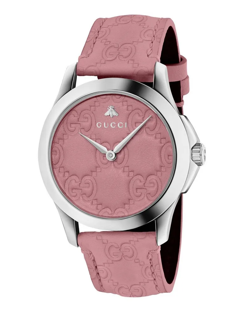 Gucci Uhr G-Zeitloses Uhrengehäuse 38 mm Pink