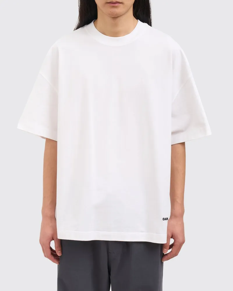 Carhartt WIP T-Shirt aus Baumwolle mit Logo Weiß