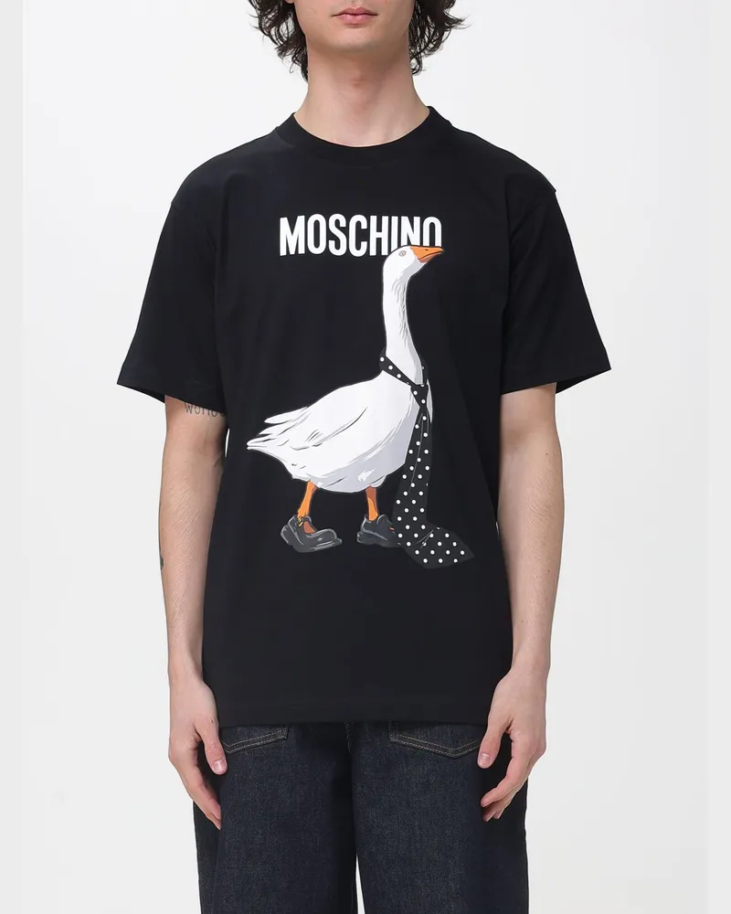 Moschino T-shirt herren Schwarz