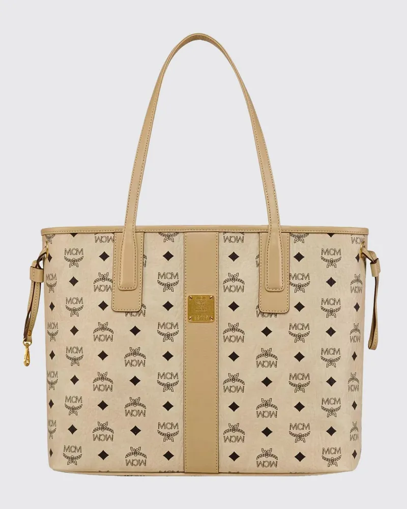 MCM Umhängetasche damen Beige