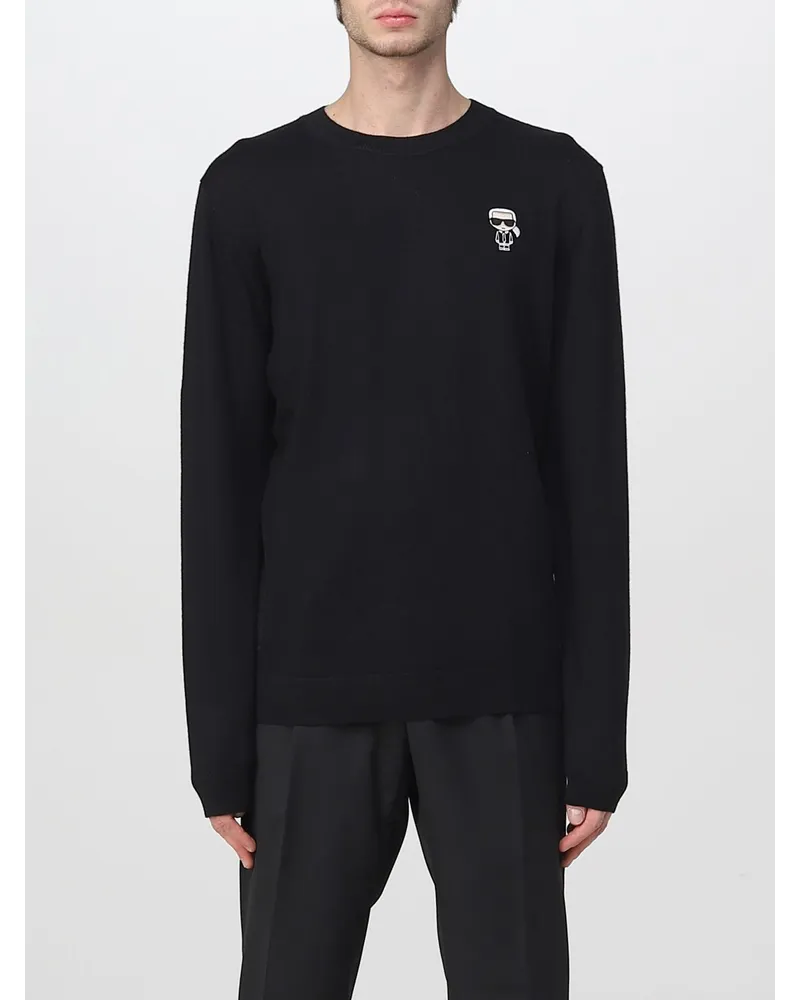 Karl Lagerfeld Pullover herren Schwarz