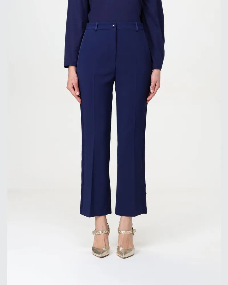 Elisabetta Franchi Hose damen Blau