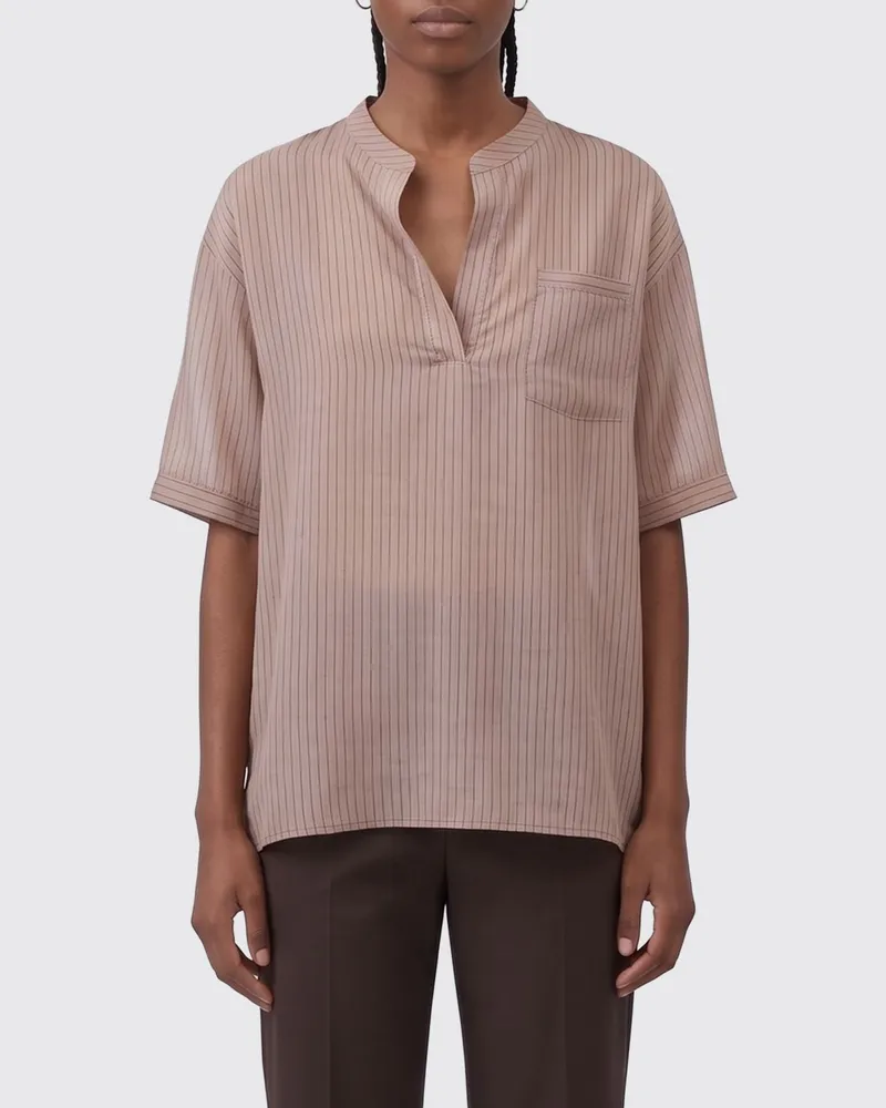 Roberto Collina T-shirt damen Braun