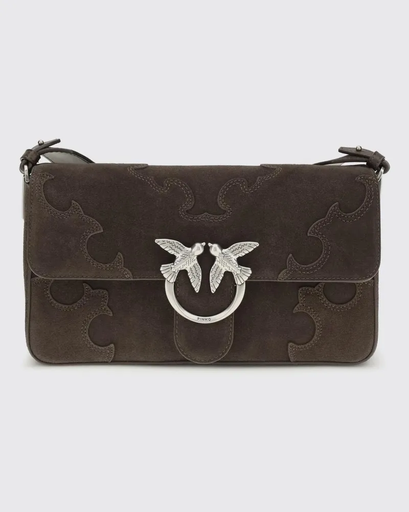 Pinko Umhängetasche damen Kaffee