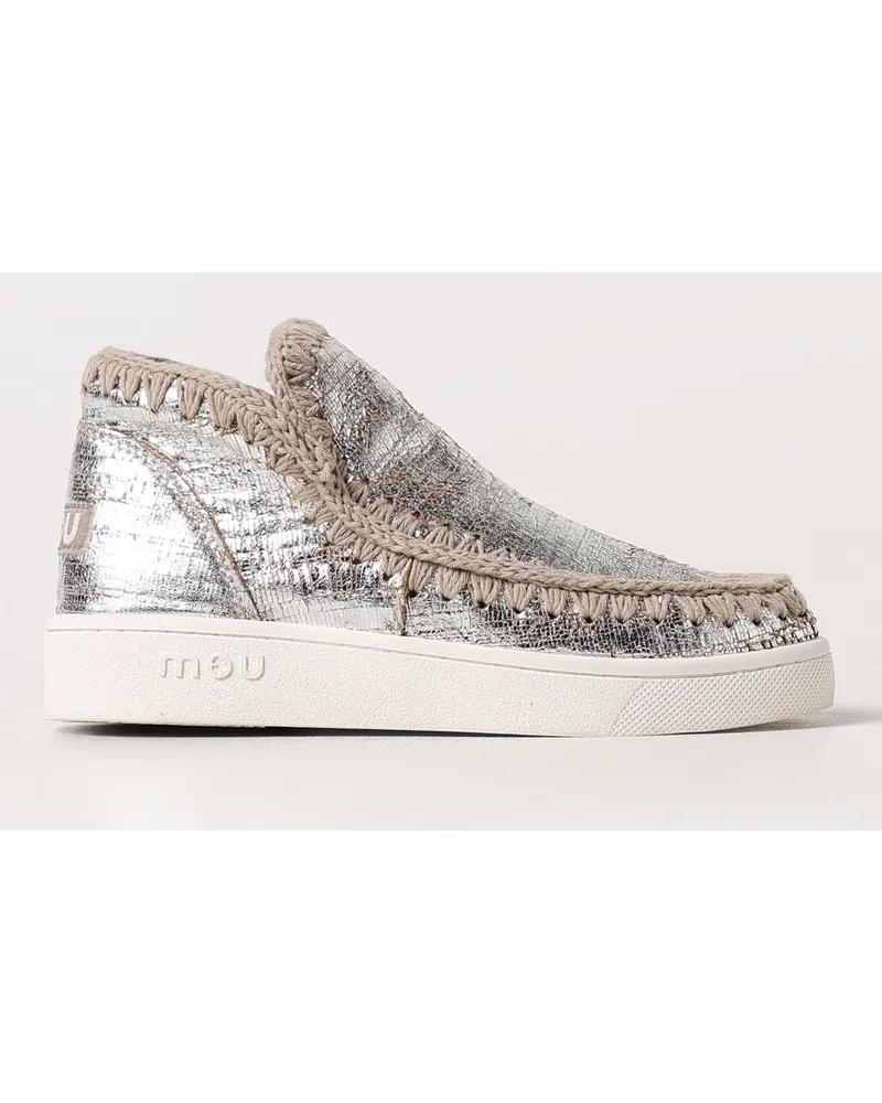 Mou Schuhe Silber