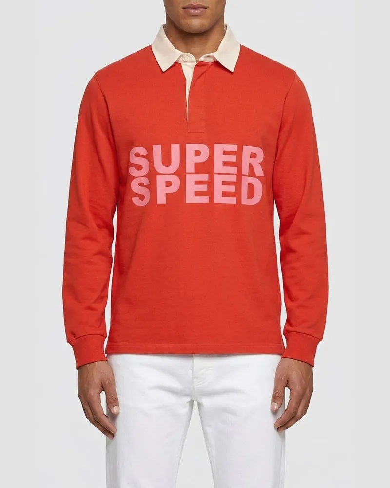 J.W.Anderson Polo herren Rot