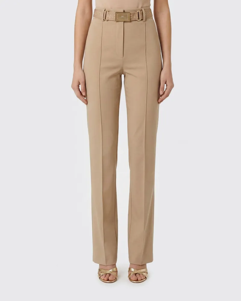 Elisabetta Franchi Hose damen Braun