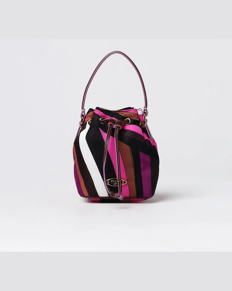 Emilio Pucci Schultertasche damen Fuchsia