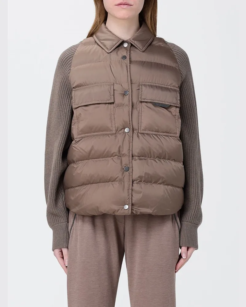 Brunello Cucinelli Jacke damen Braun