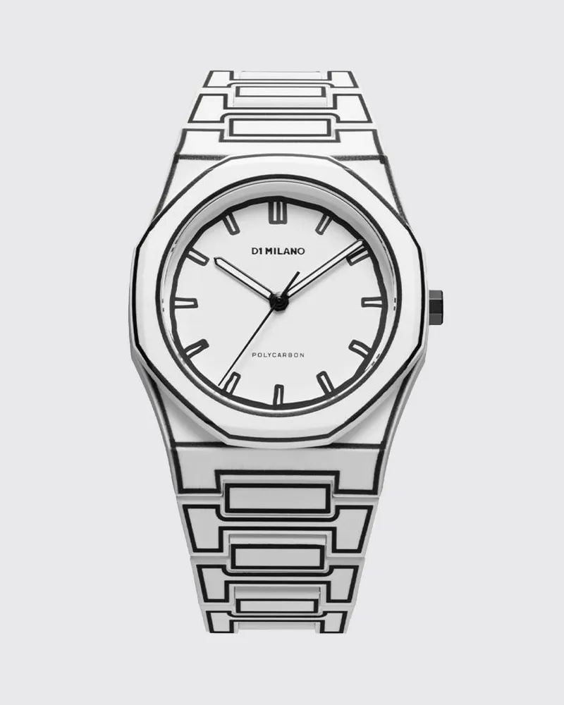 D1 Milano Uhr herren Weiß