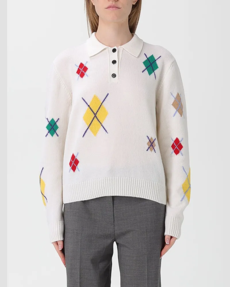 MSGM T-shirt damen Cream