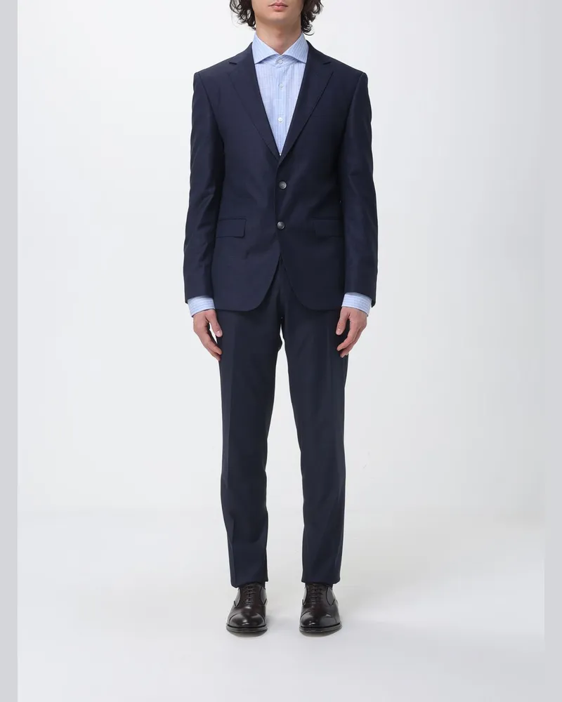 HUGO BOSS Anzug herren Blau