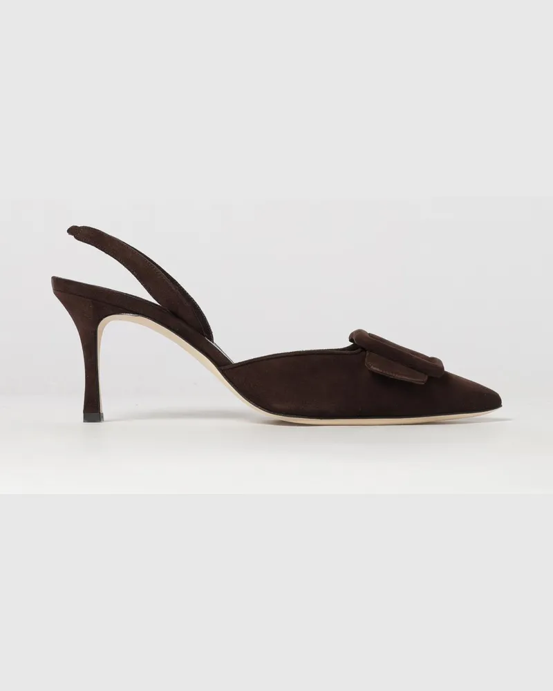 Manolo Blahnik Schuhe damen Braun
