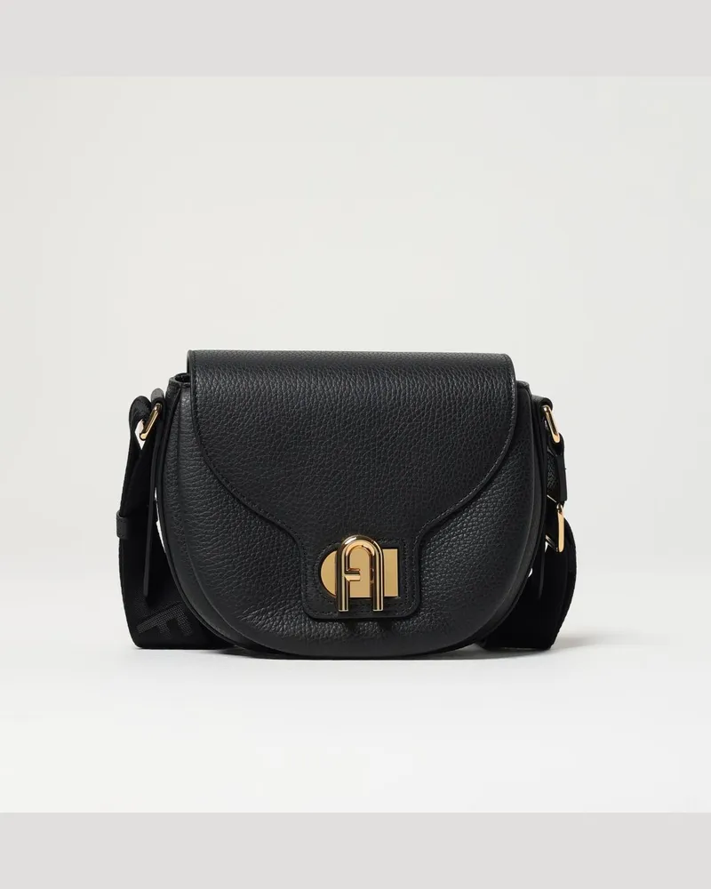 Furla Schultertasche damen Schwarz