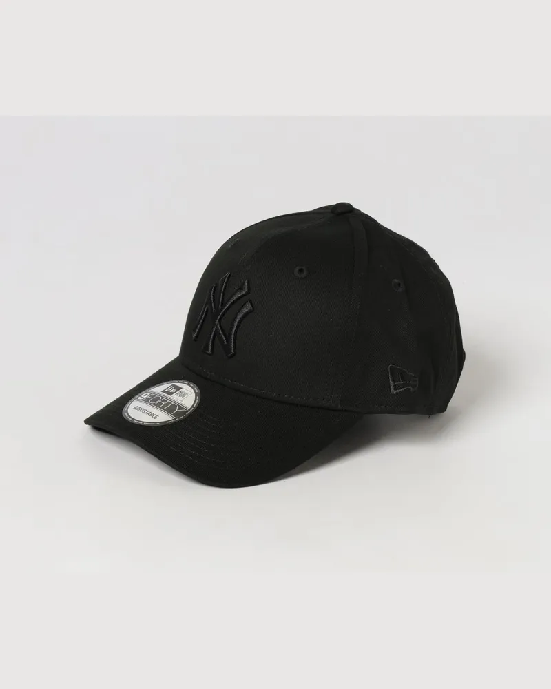 New Era 9Forty NY Yankees Baseballkappe aus Baumwolle mit gesticktem Logo Schwarz