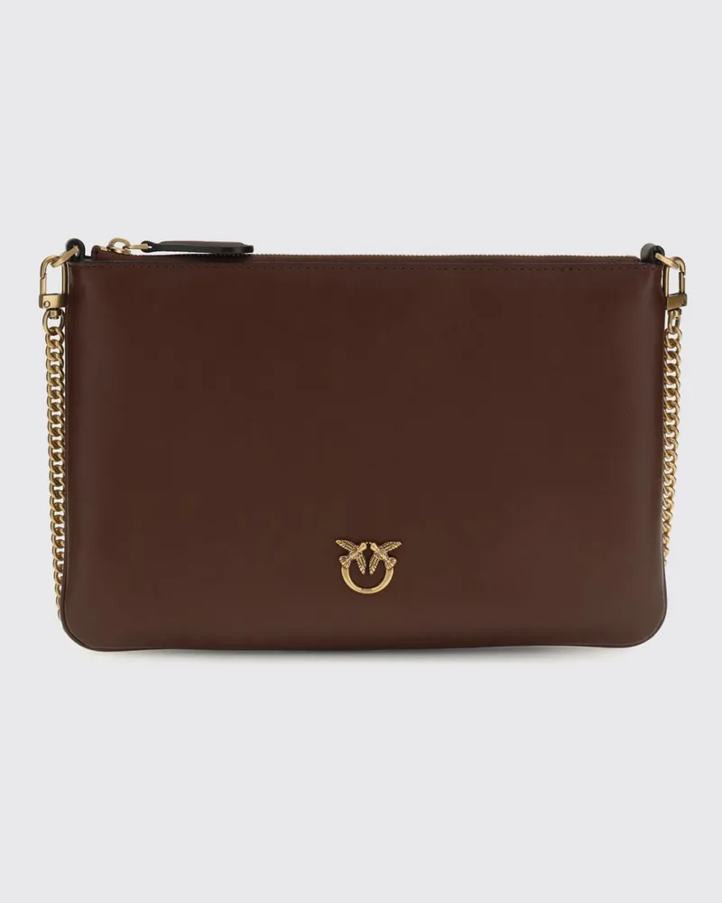 Pinko Schultertasche damen Weinrot