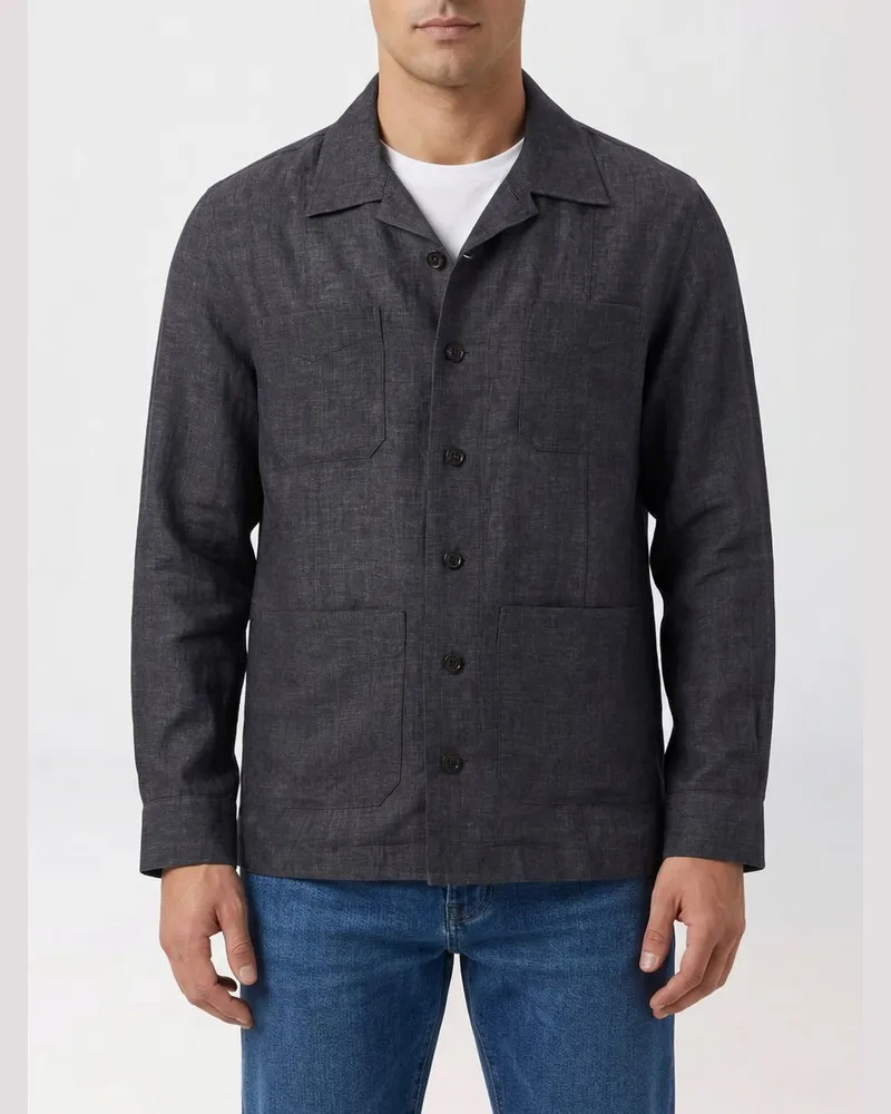 Brunello Cucinelli Hemd herren Schwarz