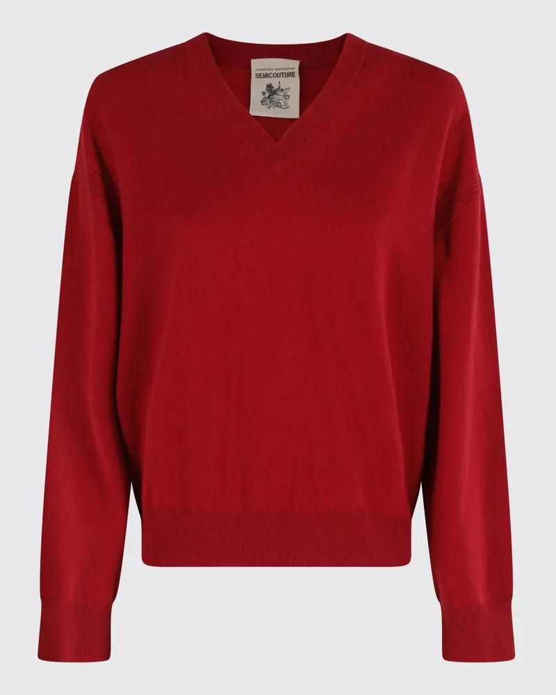 Semicouture Pullover damen Rot