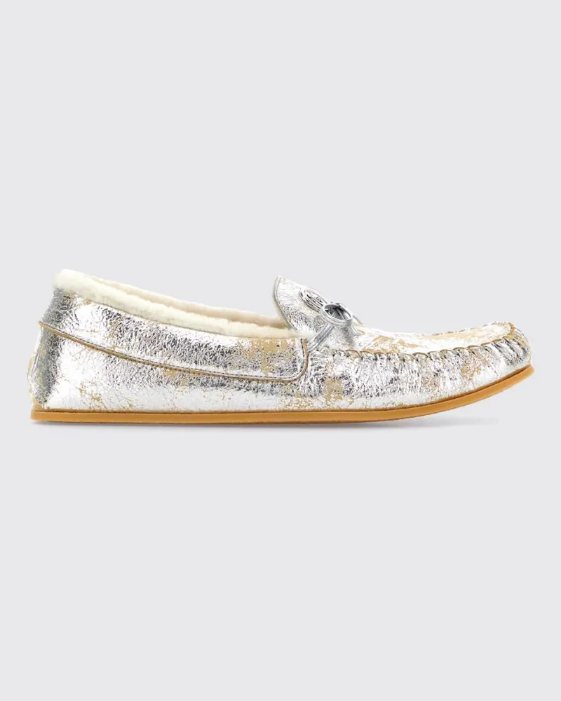 Gucci Mokassins damen Silber