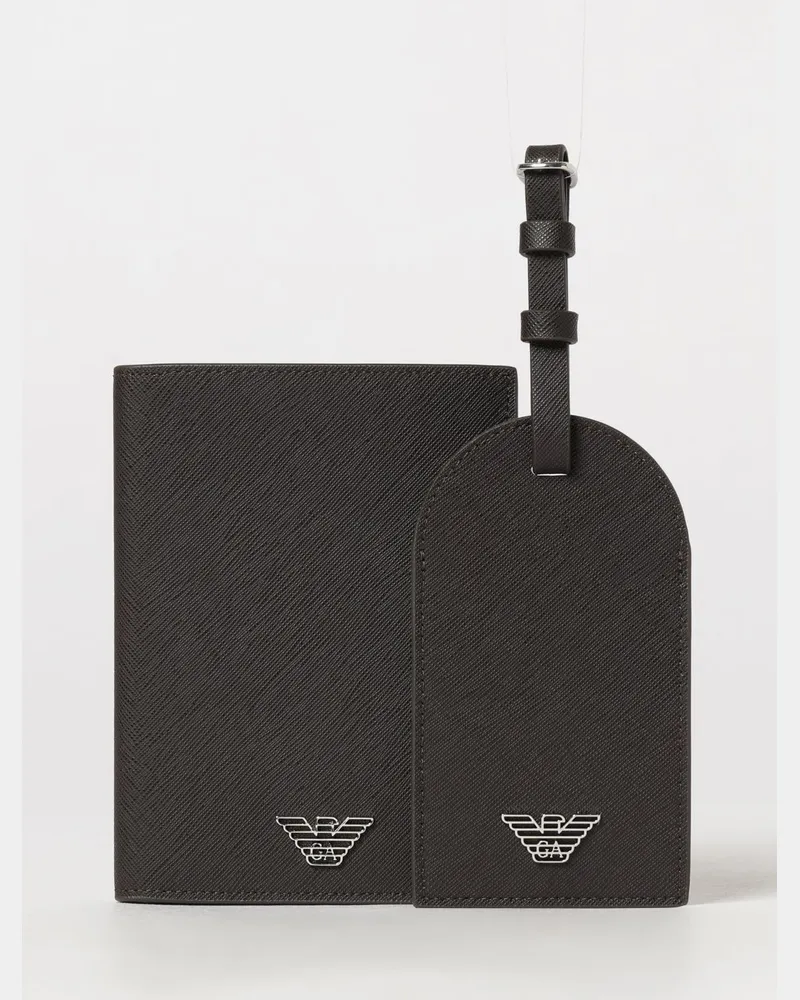 Emporio Armani Portemonnaie herren Grau