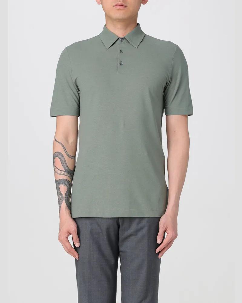 Zanone Polo herren Grün
