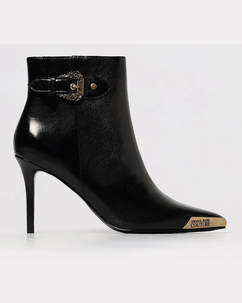 Versace Jeans Flache stiefeletten damen Schwarz