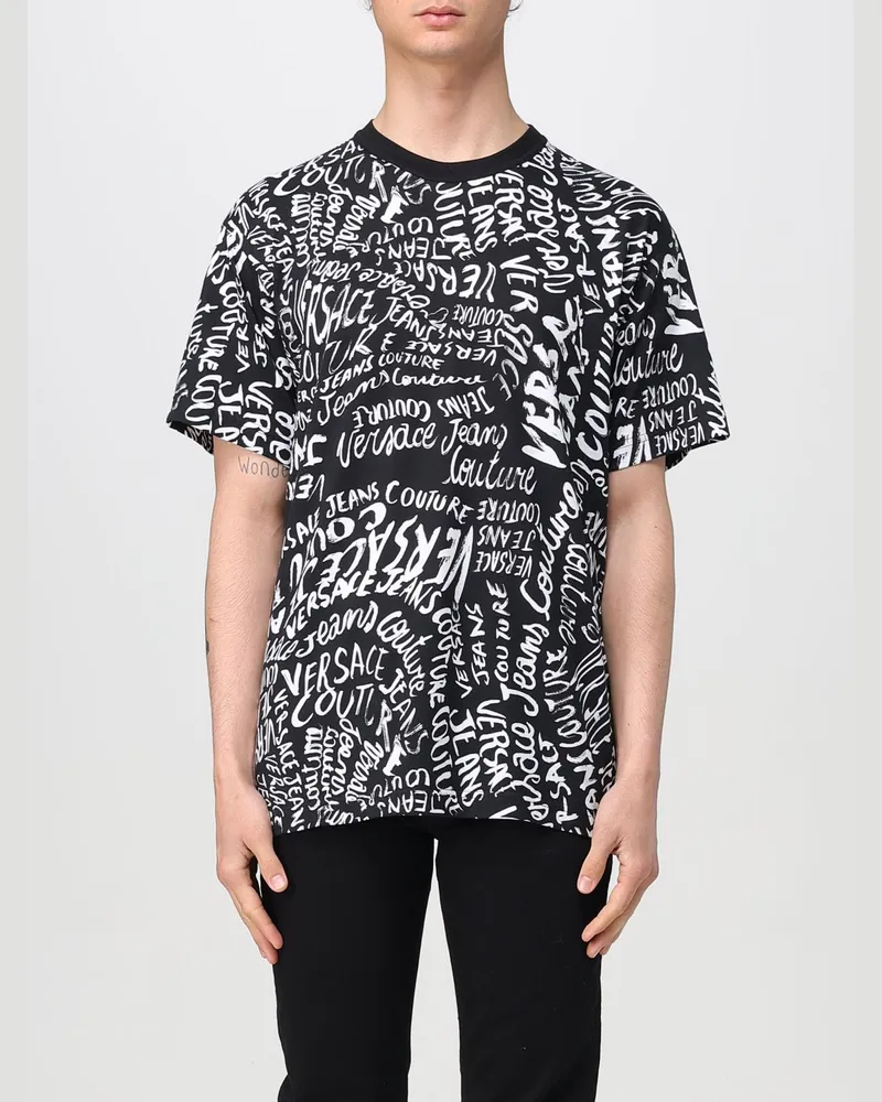 Versace Jeans T-shirt herren Schwarz