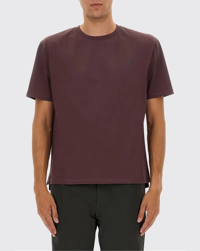 Premiata T-shirt herren Burgunderrot