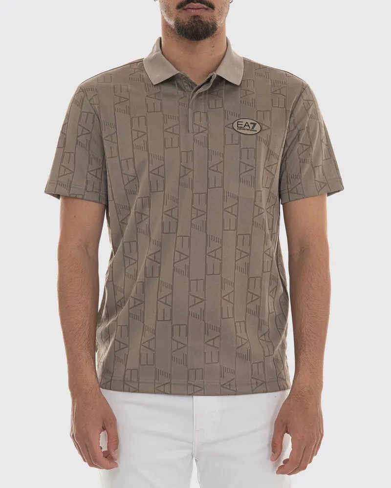EA7 T-shirt herren Beige