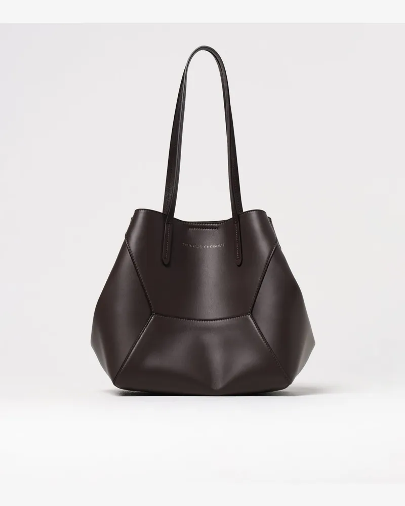 Brunello Cucinelli Schultertasche damen Dark