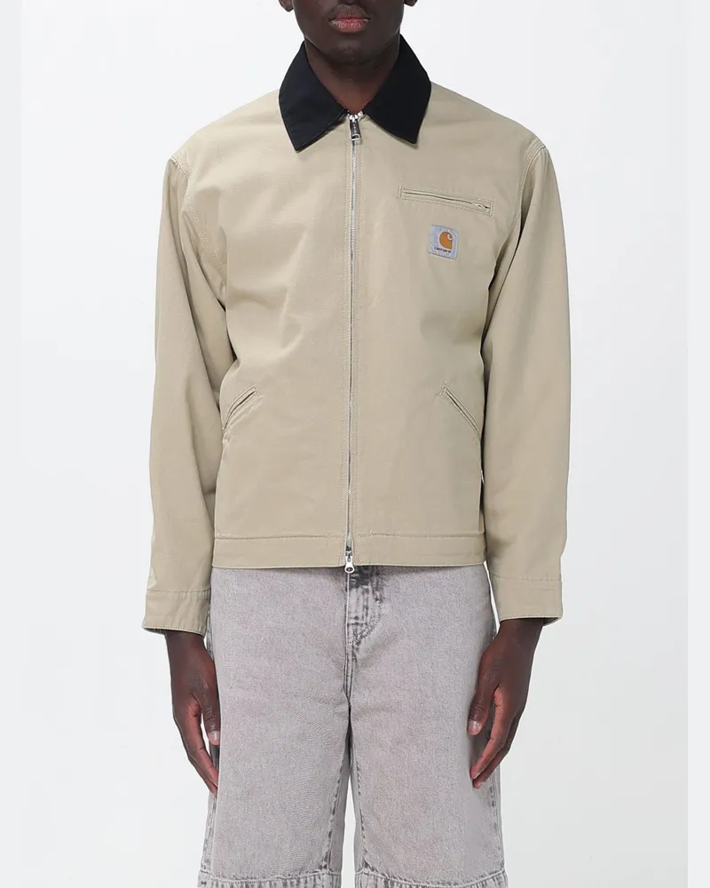 Carhartt WIP Baumwoll-Hemdjacke mit Logo Schwarz