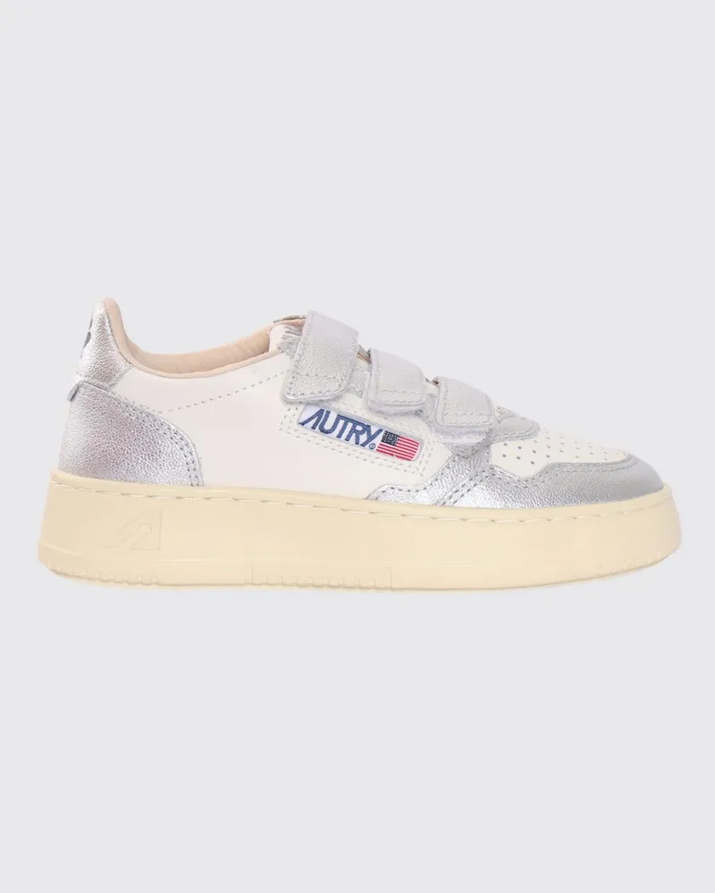 AUTRY Medalist Low Leder-Sneakers Weiß