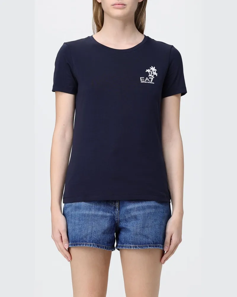 EA7 T-shirt damen Blau
