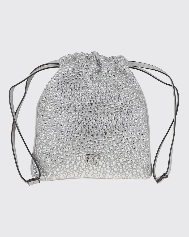 Pinko Schultertasche damen Silber
