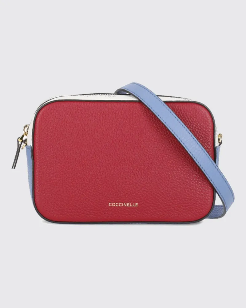 Coccinelle Schultertasche damen Burgunderrot