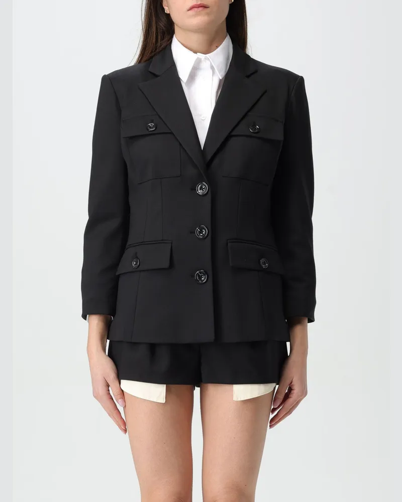 Elisabetta Franchi Jacke damen Schwarz